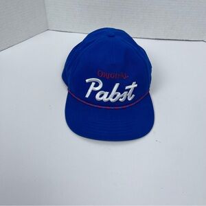 American Needle Men's Pabst Blue Ribbon Blue Adjsutable Snap Back Cap One Size